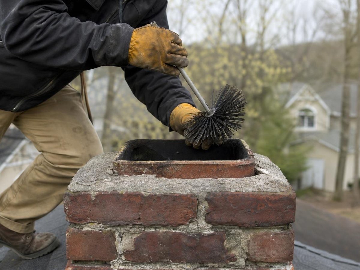 Pepper Chimney Cleaning work in Mantua